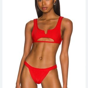 Frankie’s Bikini ribbed Cole top and bottom